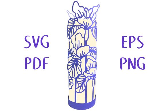 Download Iris Flower Lantern&nbsp;&nbsp; - Lantern Collection