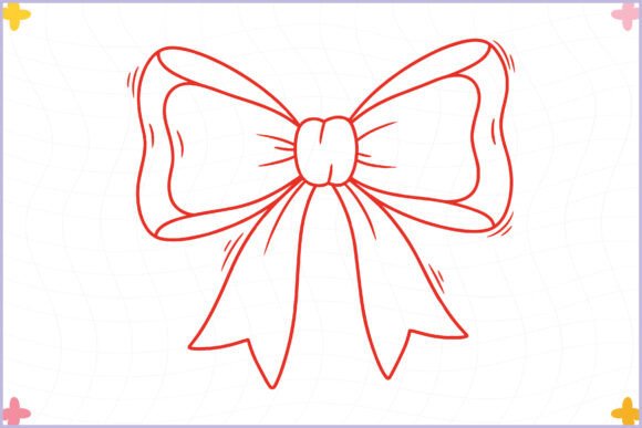 Download Hand Drawn Valentine Bow Clipart PNG - Hand drawn Collection