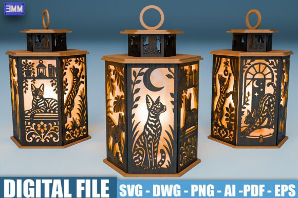 Download Bengal Cat Lantern SVG - Lantern Collection