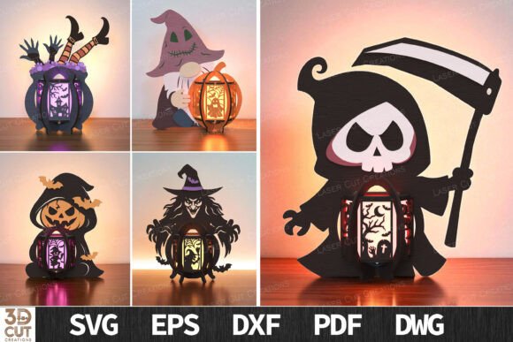 Download Spooky Halloween Lantern SVG Bundle - Premium Resources
