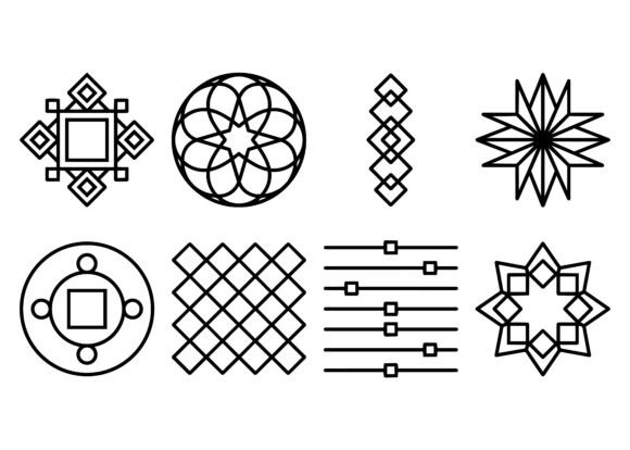 Download Geometric Symbol Elements EPS Bundle - Eps Collection