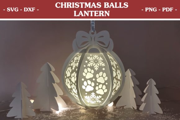 Download Hanging Christmas Ball Lantern - Lantern Collection